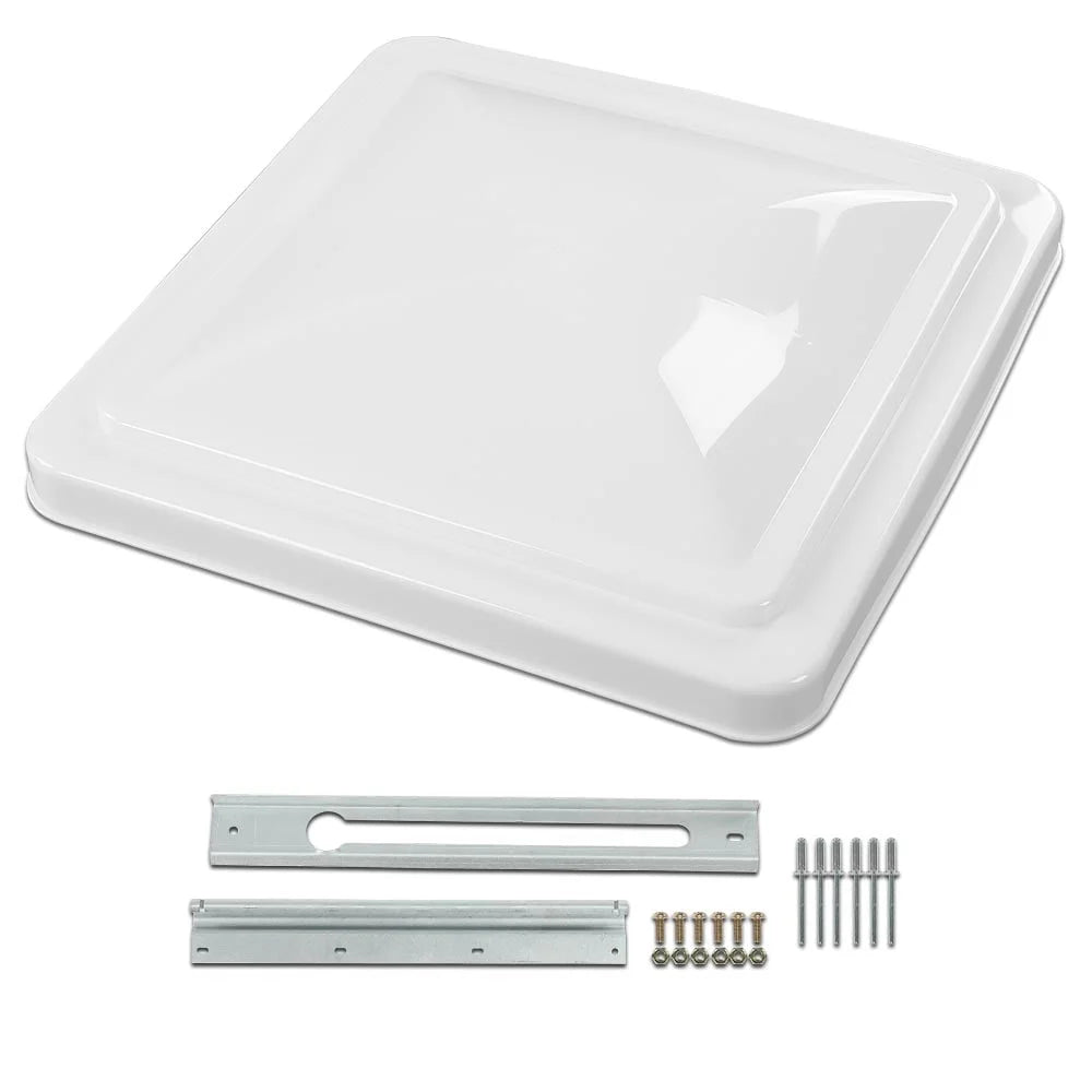 UNIVERSAL VENT 14IN AMBER LID & 90091 GARNISH (R PKG)