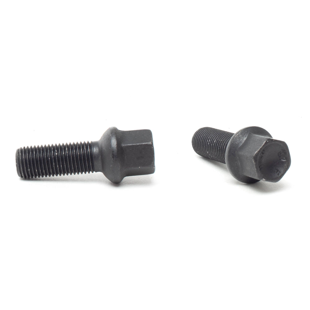 H&R Wheel Bolts 14 X 1.5 / Length 45mm / Mercedes Ball / Head 17mm - Black - Set of 10