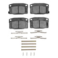 DFC 88-89 Pontiac LeMans Front 5000 Advanced Semi Metallic Brake Pads and Hardware Kit