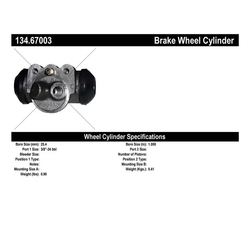 Centric Premium Wheel Cylinder - Front Right