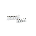 STUBBY SOCKET SET SAE 6PT 1/4 DR 10PC