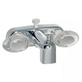 KITCHEN FAUCET 8IN HIARC 2 LEVER 1/4 TURN PLASTIC CHROME