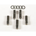 Competition Open End Style Lug Nuts Set Of 5 1/2-20, Overall Length 1-15/16 Inch, Hex Size 13/16 Inch, Shank Diameter .680 Inch, Shank Length 1.00 Inch Mr Gasket