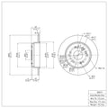R1 Concepts Brake Rotor Fits Acura TL
