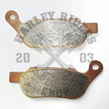 ~(0.9 lbs. 5X2X1)~ Motorcycle Brake Pads Metallic MC Pads