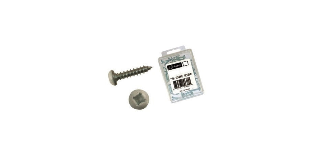 PAN HEAD SQUARE RECESS SCREW 8 X 1 ZINC (1000/CTN)
