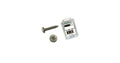 PAN HEAD SQUARE RECESS SCREW 8 X 1 ZINC (1000/CTN)