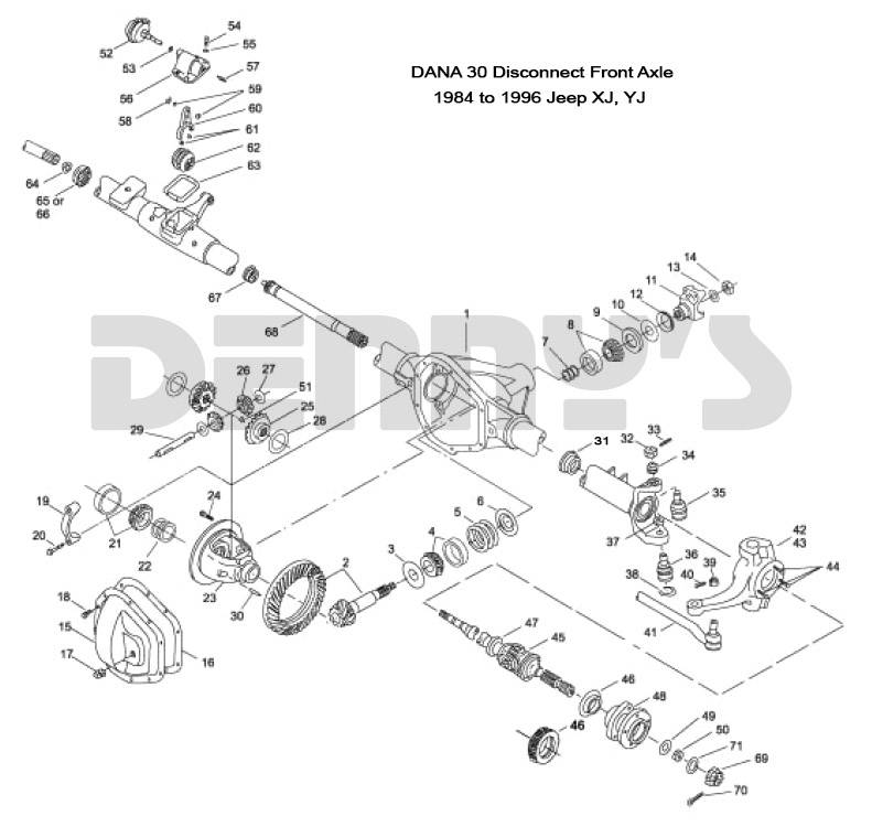 DIFFERENTIAL GASKET DANA 30