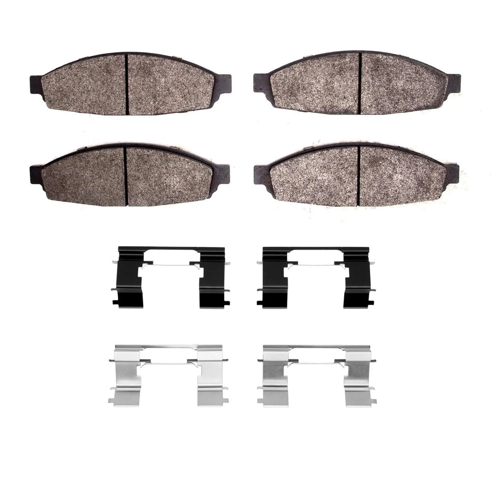 R1 03-05 Lincoln Aviator Front Semi Met Pads & Hardware Kit