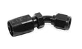 6an 45-Deg Steel Hose End - Black Chromate