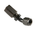 6an 45-Deg Steel Hose End - Black Chromate