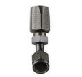 6an 45-Deg Steel Hose End - Black Chromate