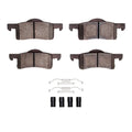 R1 02-06 Ford Expedition Rear Semi Met Pads & Hardware Kit