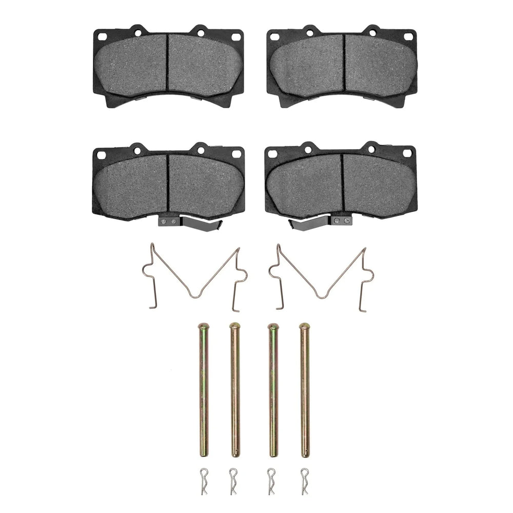 R1 06-10 Hummer H3 Front Semi Met Brake Pads and Hardware Kit