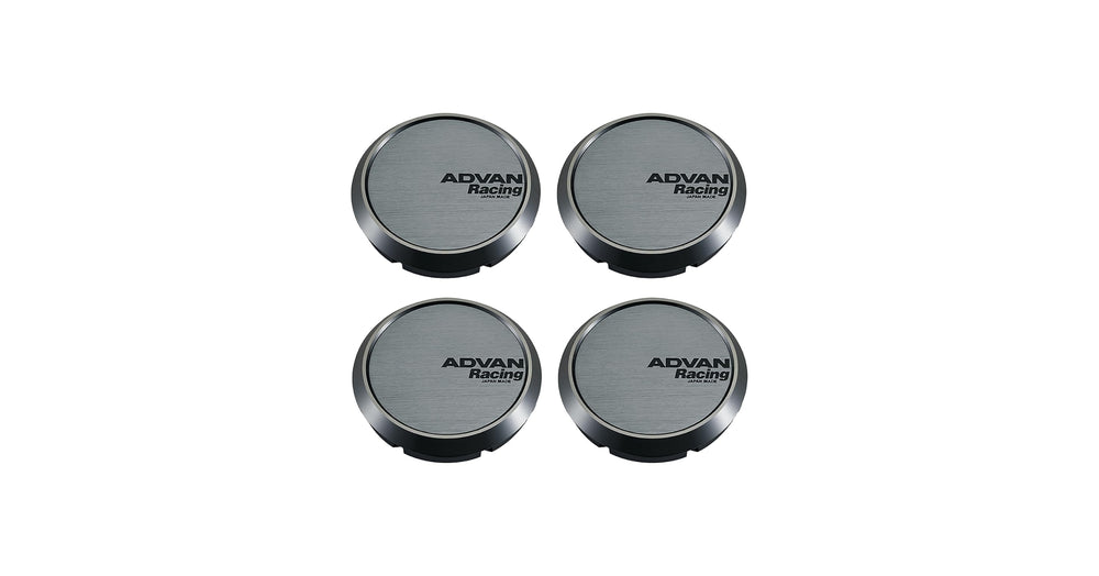 Advan 63mm Flat Centercap - Hyper Black