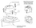 Black Ops Jeep OEM Fog Light Bezel (pair) (Black Powder Coated)