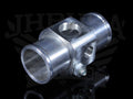 Hose Adapter for K-series swap with Fan Switch Port (18-1.5) and Temp Sender Port (1/8-27 NPT)