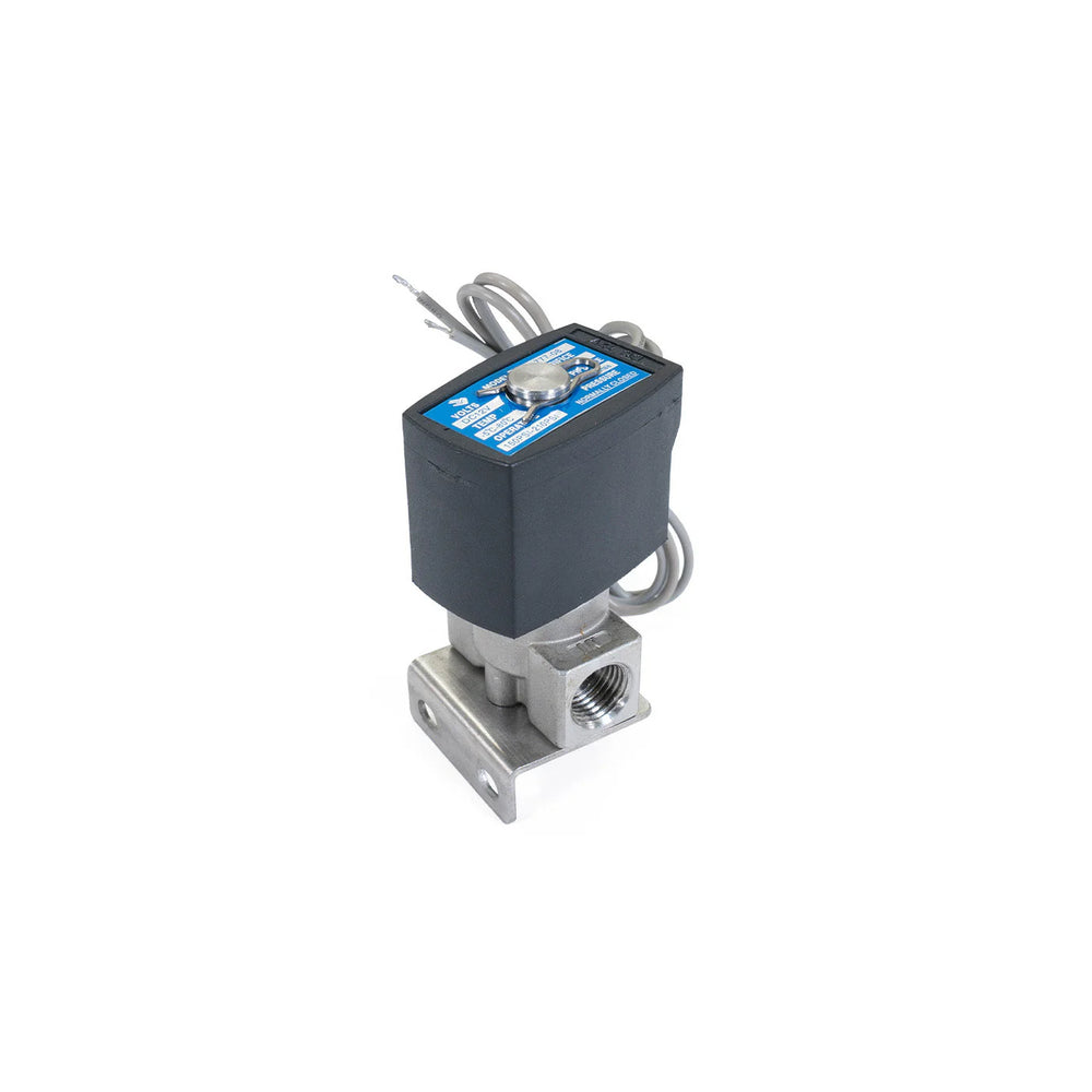 VALVE 1/4' STAINLESS -12V