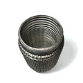 Stainless Bros 3in x 6in OAL 304SS Flex Joint w/ Interlock Liner - Light Braid
