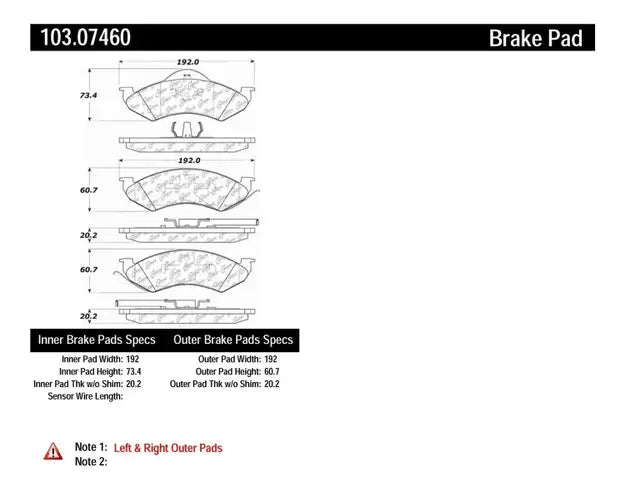 C-TEK Ceramic Brake Pads