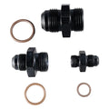 Fragola -12AN x 1 5/16-12 (16) Radius Fitting - Black