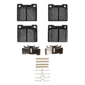 DFC 71-73 Plymouth Cricket Front 5000 Advanced Semi Metallic Brake Pads and Hardware Kit