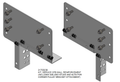 SERVICE CORNER PULL BRKT WALL REINF