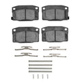 DFC 88-93 Pontiac LeMans Front 5000 Advanced Semi Metallic Brake Pads and Hardware Kit