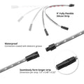 XK Glow Single Color XKGLOW UnderglowLED Accent Light Car/Truck Kit White - 4x8In