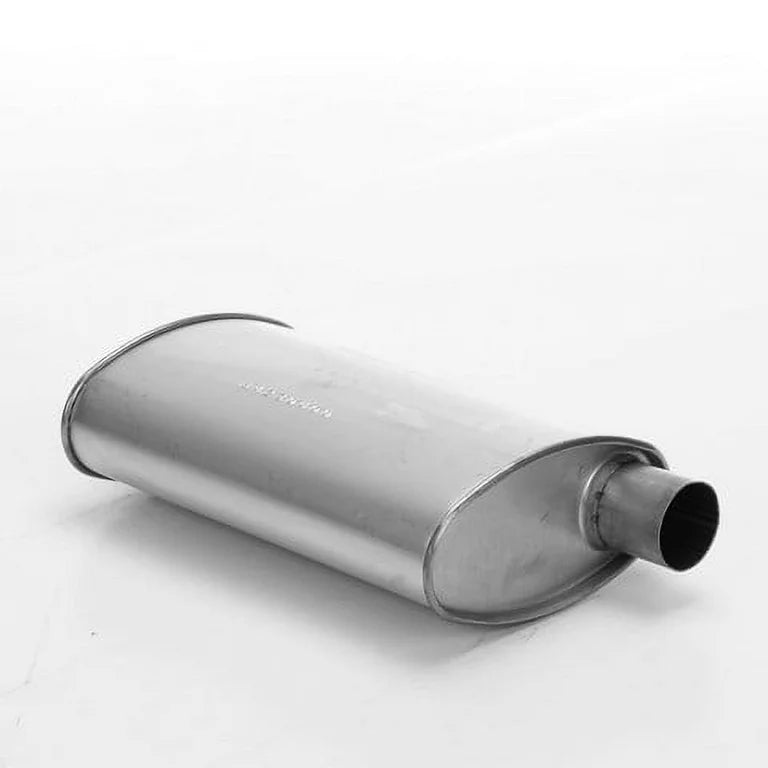 MUFFLER CHERRY BOMB TURBO MED. OVALO/C 18IN OAL 2.25IN