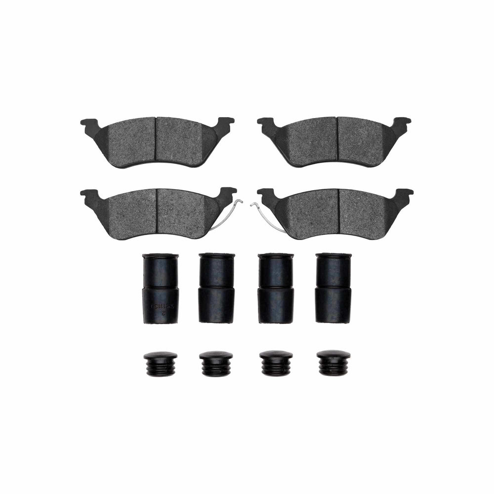 R1 01-07 Chrysler Town & Country Rear Ceramic Pads & Hardware Kit