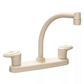 KITCHEN FAUCET 8IN HIARC 2 LEVER 1/4 TURN PLASTIC BISCUIT