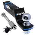 TACTICAL TRAILER HITCH BALL MOUNT STARTER KIT 2IN RECVR 2IN DROP 7500LB W/2IN BALL/RECVR LOCK