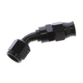 Aeromotive PTFE Hose End - AN-06 - 45 Deg - Black Anodized