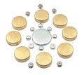 Brass Freeze Plug Kit Fits Chevrolet Small Block Mr Gasket