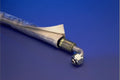 DEI Heat Shroud 1in I.D. x 3ft - Aluminized Sleeving - Hook and Loop Edge