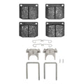 DFC 74-80 Saab 99 Front 5000 Advanced Low Metallic Brake Pads and Hardware Kit