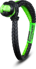 3/8IN GATORJAW NEXGEN PRO SYNTHETIC SHACKLE BREAKING STRENGTH 47000 LBS. GREEN/BLACK