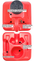 Utility Container Red Stackable