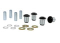 Control arm - lower inner rear bushing 4 Shell Bushings 4 Tubes 8 Washers Install Guide Grease
