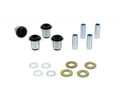 Control arm - lower inner rear bushing 4 Shell Bushings 4 Tubes 8 Washers Install Guide Grease