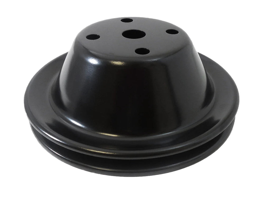 BLACK SB CHEVY 283-350 V8 SINGLE GR