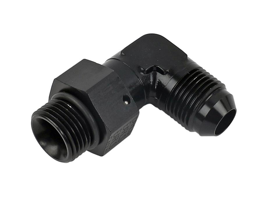 BLACK 90 DEG -8 MALE-MALE SWIVEL 3/4"-16