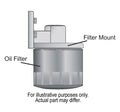Single Mount Oil Filter Mount Ports Up