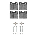 R1 75-86 Alfa Romeo GTV-6 Rear Semi Met Pads & Hardware Kit