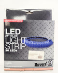 LIGHT,STRIP,24IN,BLUE,12VDC,36 LED