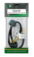 15" THERMO PIGTAIL, 1/4" INVERTED F