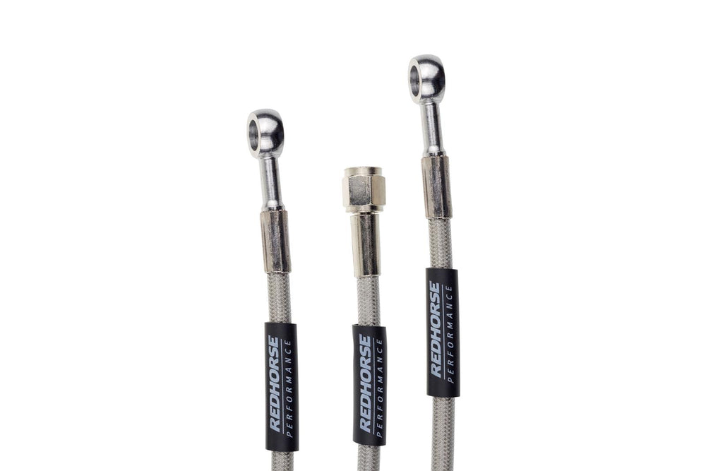 STRAIGHT 4 TO STRAIGHT BANJO (3/8IN) 36IN PREASSEMBLED BRAKE LINE