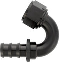 #10 45 Deg Push-On Hose End Black
