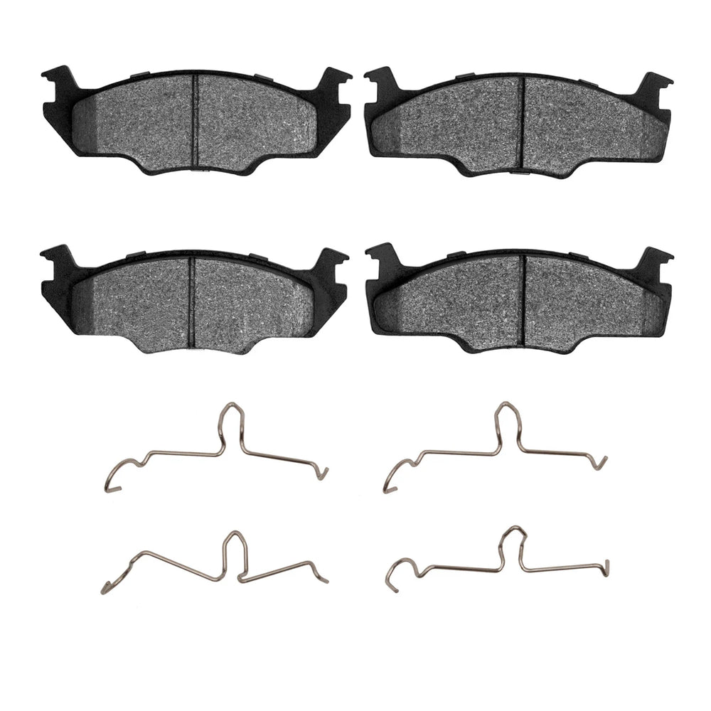 R1 80-84 Volkswagen Rabbit Convertible Front Semi Met Pads & Hardware Kit